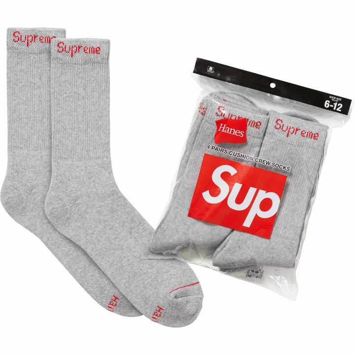 SUPREME CREW NECK SOCKS 1 PAIR