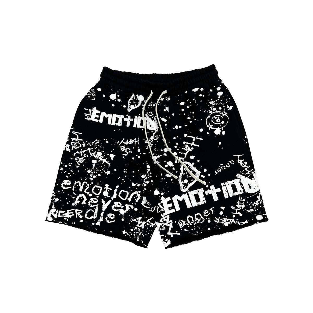 MIXED EMOTION GRAFFITI SHORTS