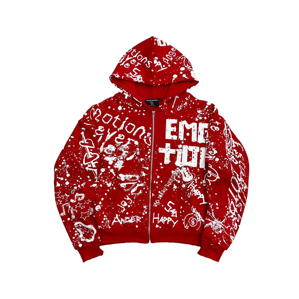 MIXED EMOTION GRAFFITI HOODIE