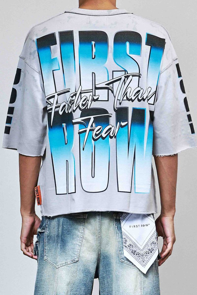 FIRST ROW FASTER THAN FEAR TEE
