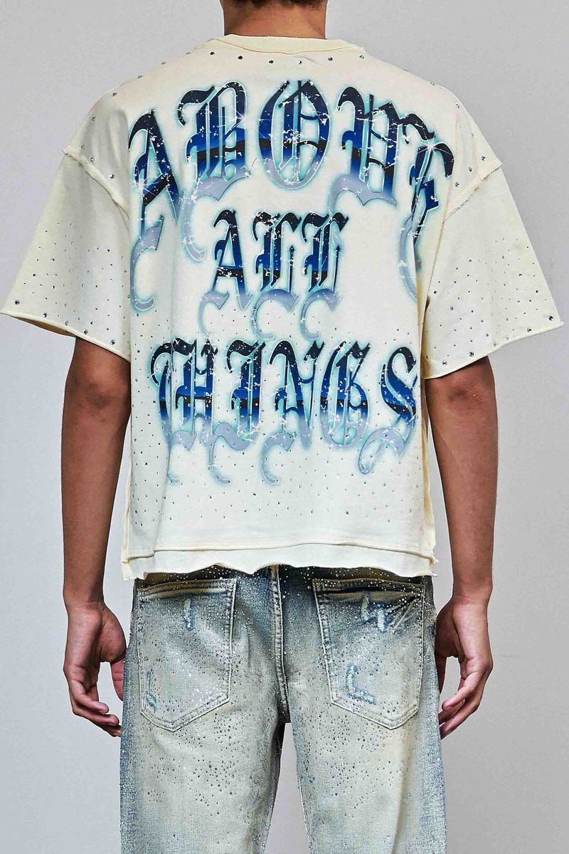 FIRST ROW ABOVE ALL SKYBONE TEE