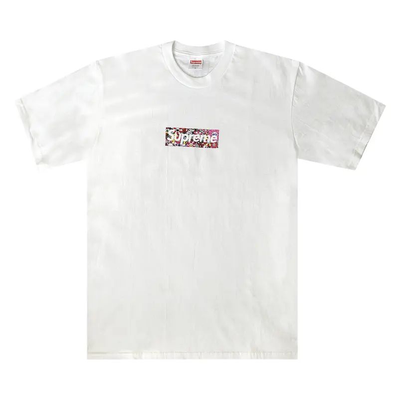 SUPREME TAKASHI MURAKAMI COVID-19 RELIEF BOX LOGO TEE