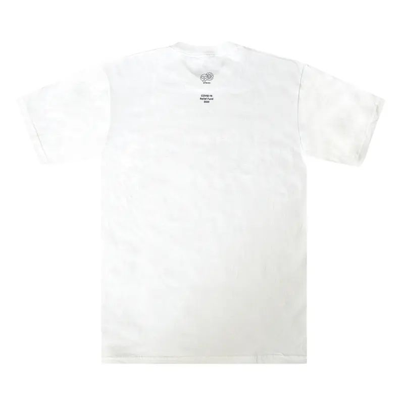 SUPREME TAKASHI MURAKAMI COVID-19 RELIEF BOX LOGO TEE