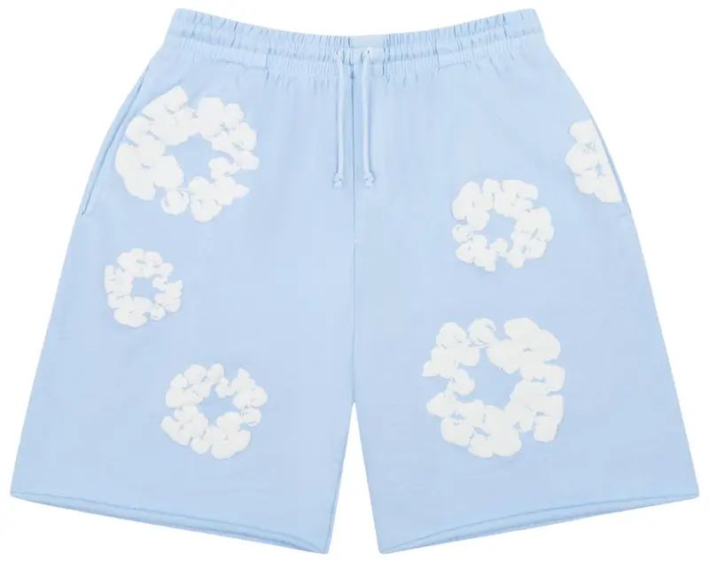 DENIM TEARS COTTON WREATH SHORTS