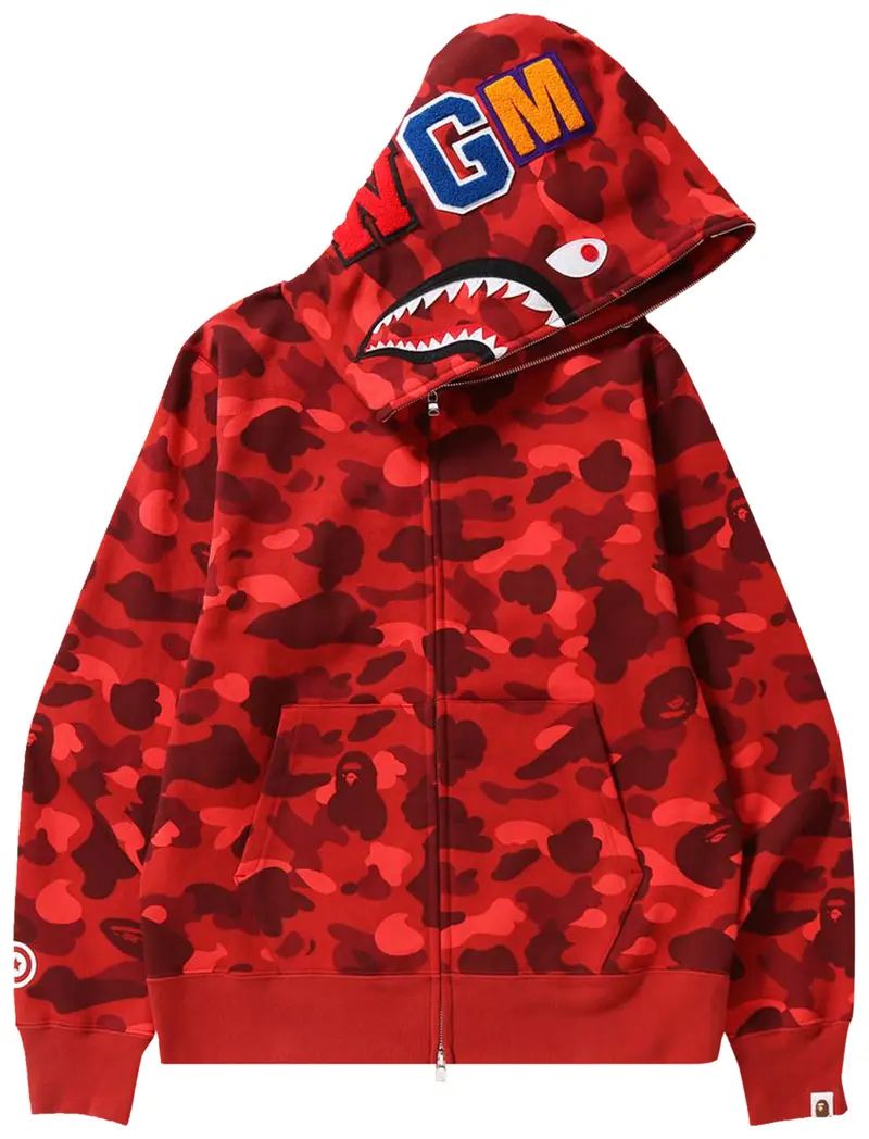 BAPE FULL ZIPUP HOODIE
