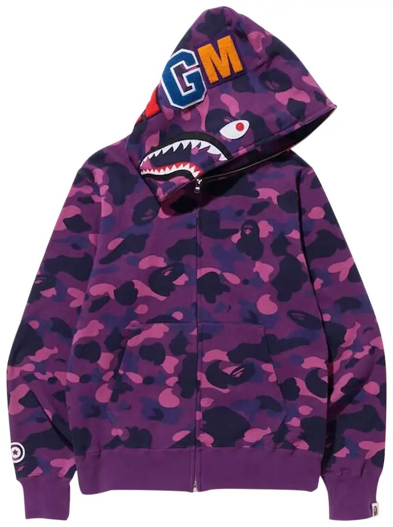 BAPE FULL ZIPUP HOODIE