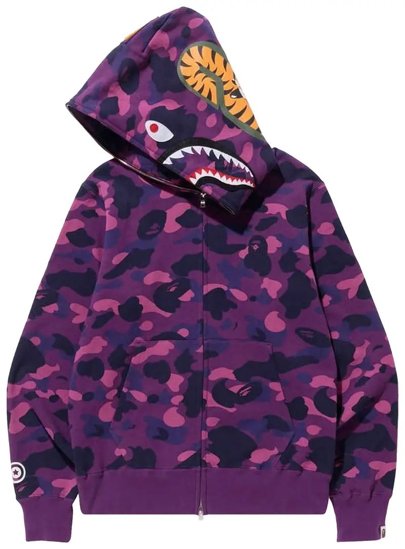 BAPE FULL ZIPUP HOODIE
