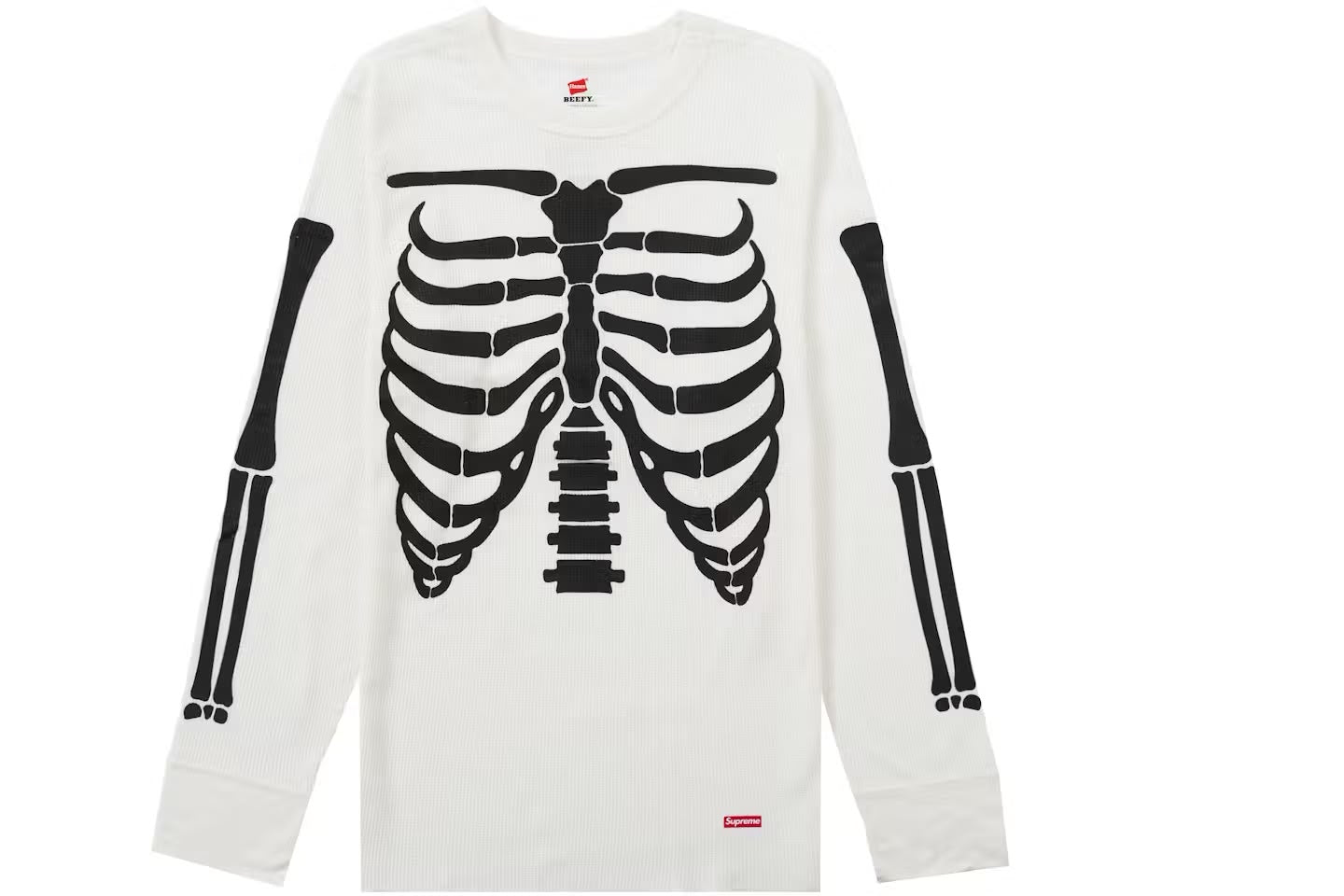 SUPREME HANES BONES THERMAL CREW (1 PACK)
