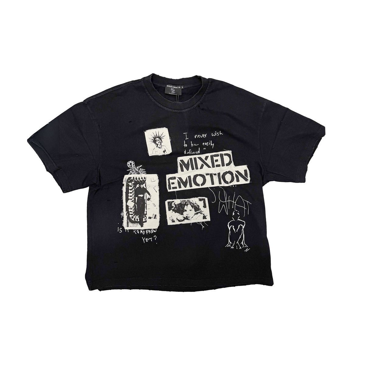 MIXED EMOTION ￼STAMPED TEE