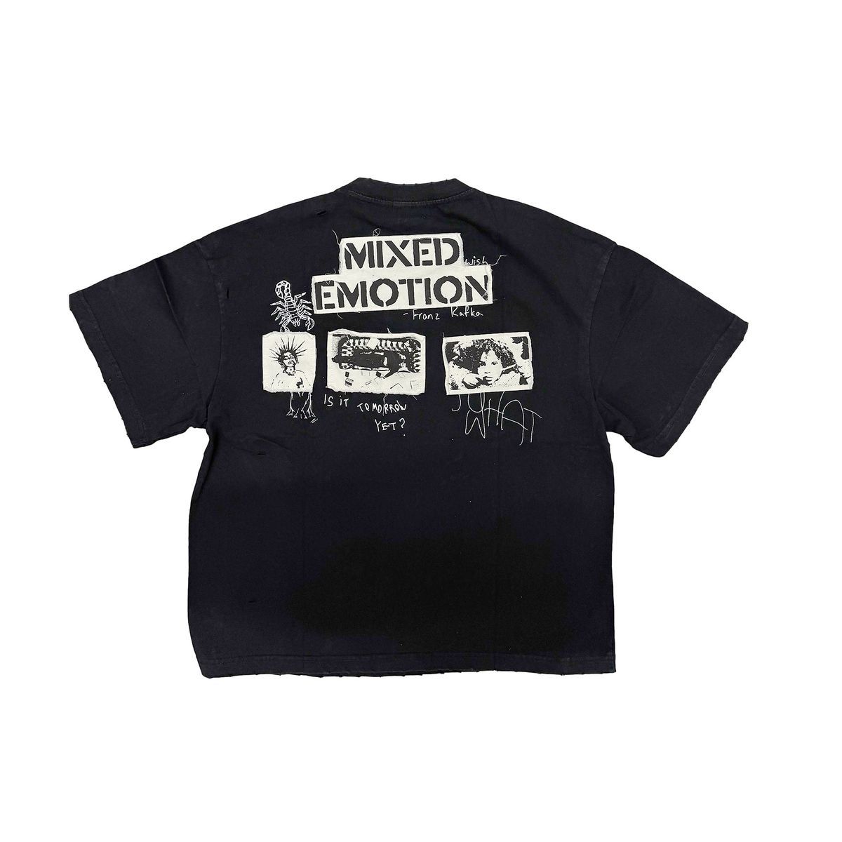MIXED EMOTION ￼STAMPED TEE