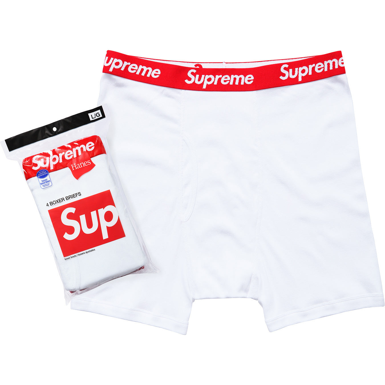 SUPREME HANES BOXER BRIEFS 4